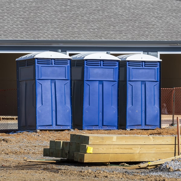 what is the maximum capacity for a single portable toilet in Mercer